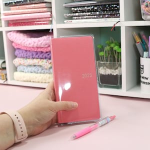 Housse Hobonichi MEGA Weeks - Housse MEGA Weeks - Housse Jelly Weeks - Housse Hobonichi Mega Weeks - Housse pour carnet de notes Weeks - Couverture transparente