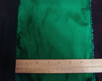 100% Silk Habotai - Emerald Green