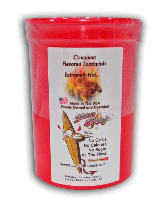 cinnamon flavored toothpicks
