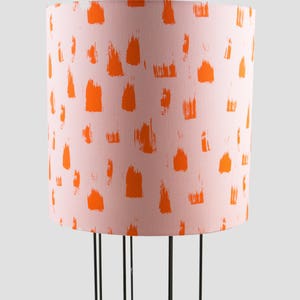 Brush Lampshade in Pink