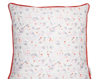Terrazzo Cushion in Pink