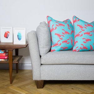 Lobster Pattern Cushion image 1