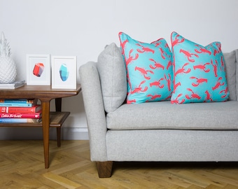 Lobster Pattern Cushion