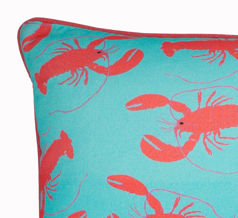 Lobster Pattern Cushion image 3