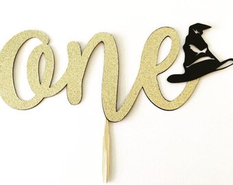 Harry Potter Smash Cake Topper! First Birthday Party Cake Topper- Harry Potter Theme- Sorting Hat Cake Topper
