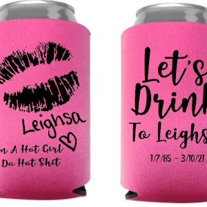 100 refrigeradores de latas In Memory, festa em memória, lembrancinhas de funeral, lembrancinhas personalizadas para convidados, porta-cerveja e refrigerante, celebração da vida, personalizado