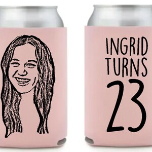 100 fotos de desenho animado para aniversário, coolers de casamento, porta-cervejas, festa de 30 anos, coolers de lata personalizados, lembrancinhas para festa, foto pessoal de desenho animado, foto