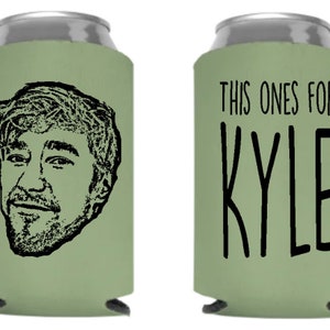 150 Cartoon Pic bday, bday party coolers, beer holders, 30th bday party, custom can coolies, party favors, personal pic cartoon, hbd