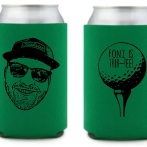 50 Personalized Golf Can Coolers: Golfer Birthday, Bachelor Party