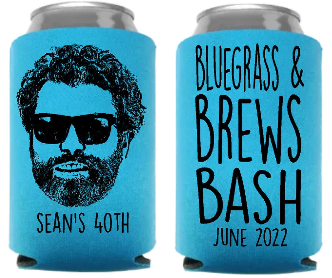 50pack Beer and Soda Can or Bottle Huggies Faces Custom Etsy