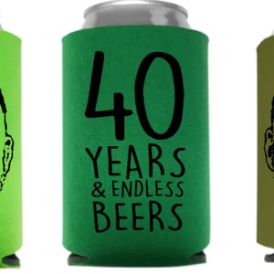 Pacote com 50 unidades, foto impressa transferida, refrigeradores de cerveja em lata personalizados para festa de aniversário, design de limão amarelo, garrafa de espuma