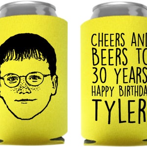 75 Imagens de desenho animado para aniversário, coolers de casamento, porta-cerveja, festa de 30 anos, coolers de lata personalizados, lembrancinhas de festa, desenho animado com foto pessoal, foto