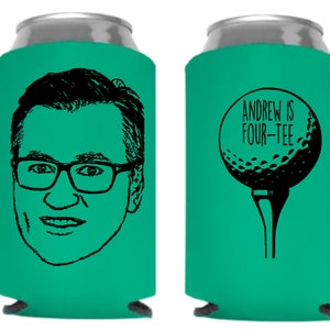 100 fotos personalizadas, coolers para festa de aniversário, amante do golfe, 30º aniversário, 40º aniversário, par-tee, aniversário para amante da cerveja, lembrancinhas para festa, festa
