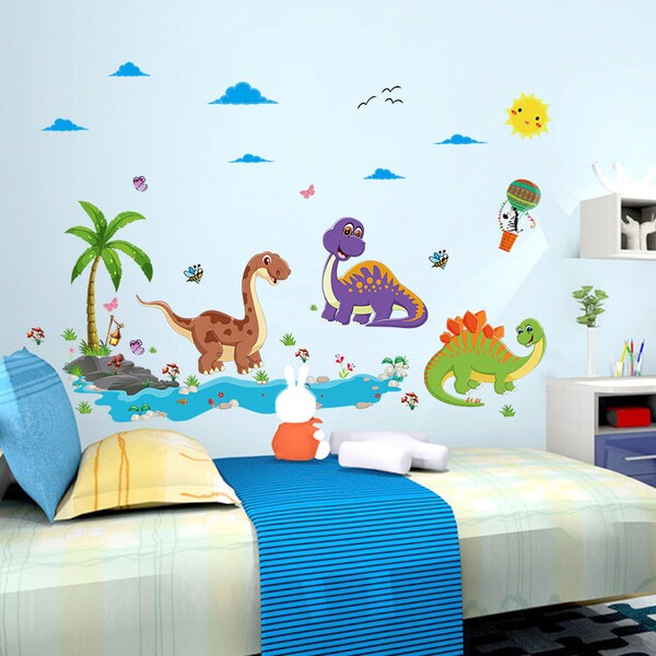 Dino Wall Decal Etsy