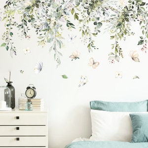 Hanging Vines Wall Decal: Botanical Nursery Decor