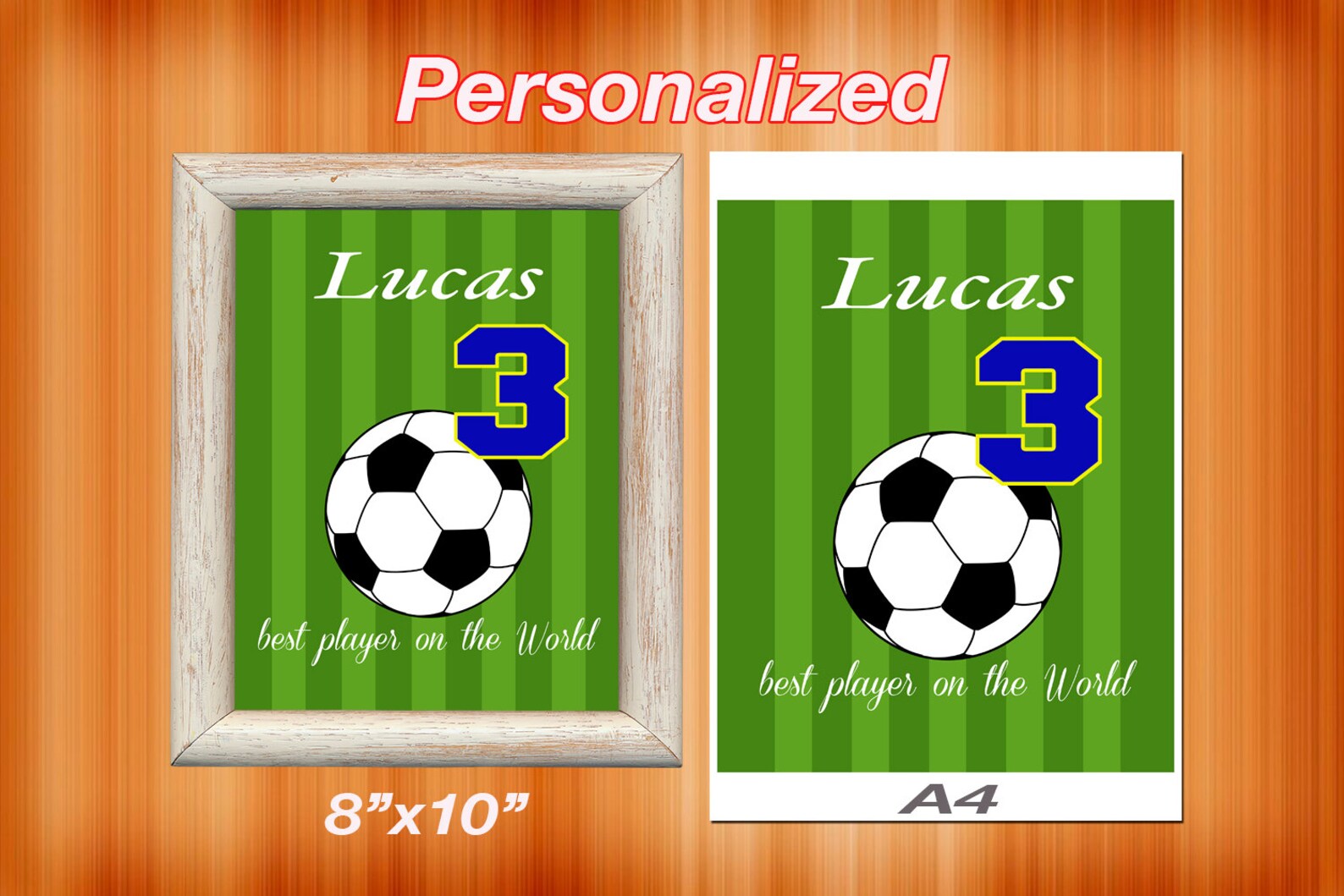 Soccer Nursery Decor Football Baby Boy Personalized pdf Etsy