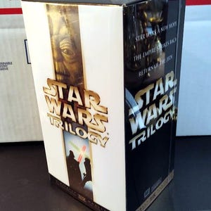 Vintage 2000 VHS Star Wars Trilogy Box Set - 3 Movies-May The Force Be With You!