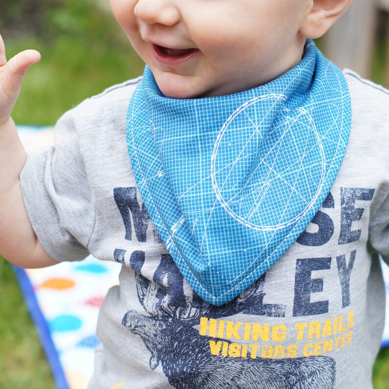 3 Waterproof Baby Bandana Bundle, Bulk Baby Bandanas, Baby Gift Set