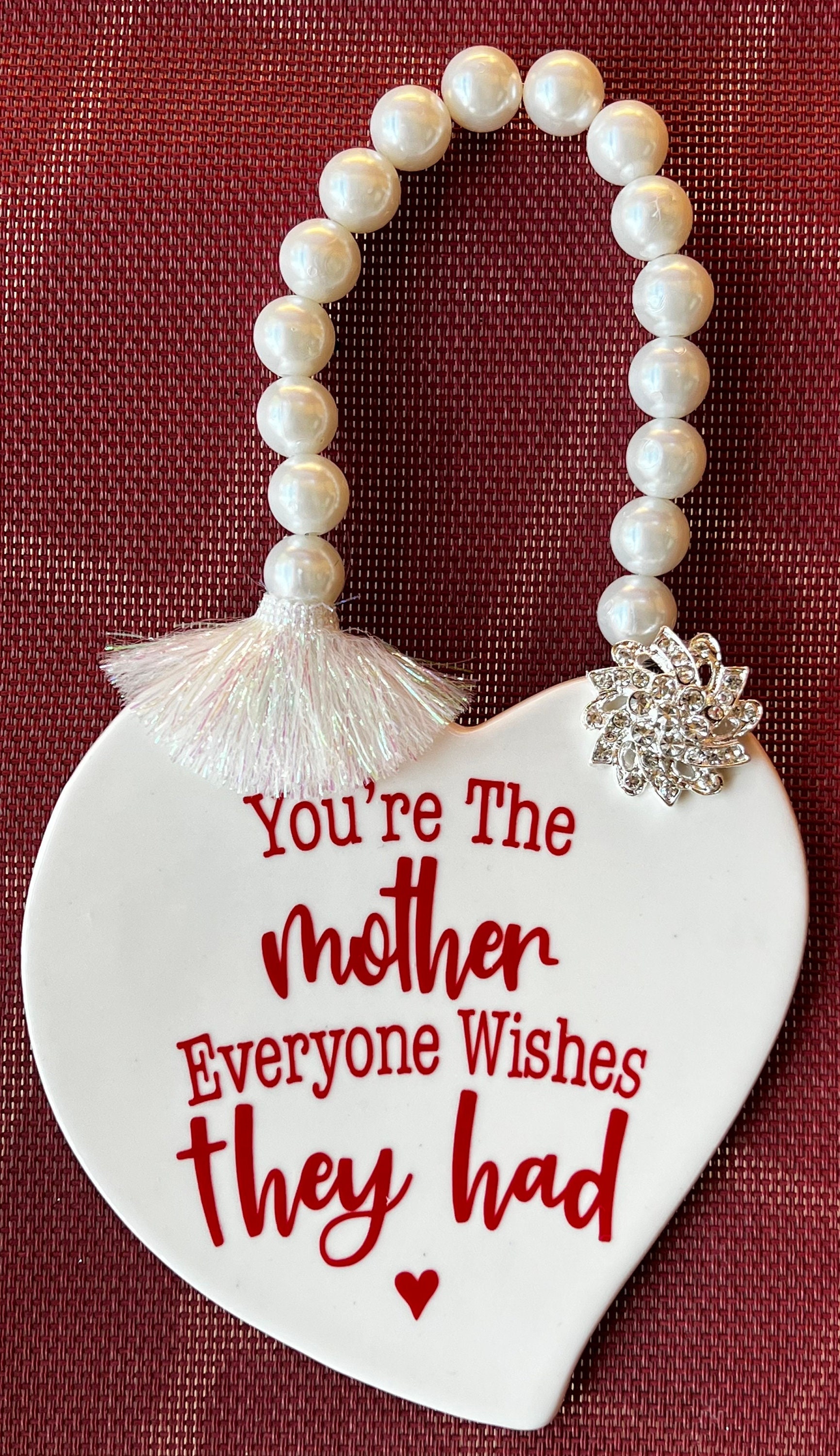Best Mom In The World, Mother's Day, Mom Birthday, Gifts, Pearls