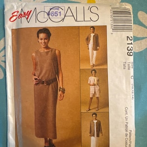 Uncut McCalls 2139 sewing pattern