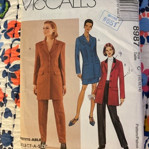 Uncut McCalls 8987 sewing pattern
