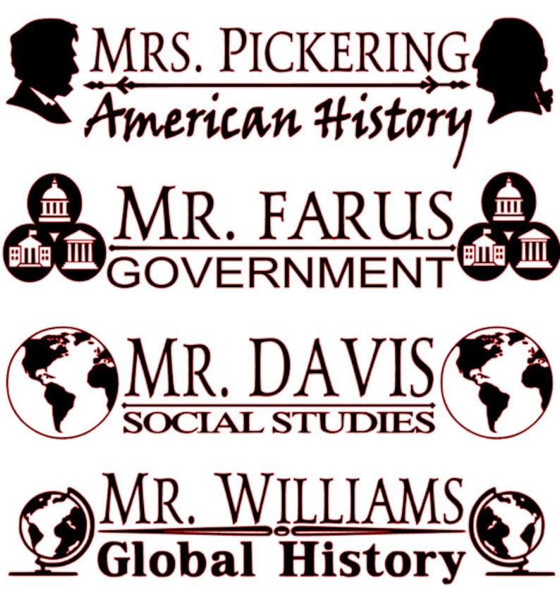 Social Studies Teacher Subject Stickers - Etsy