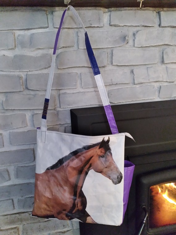 Upcycled Horse Feed Bag Handbag Purse Etsy