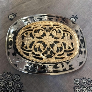 Filagree Vintage Belt Buckle