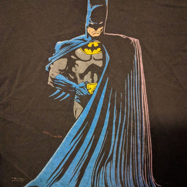 Batman vintage 90s T-shirt Black XL