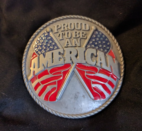 Proud to be an American Belt Buckle