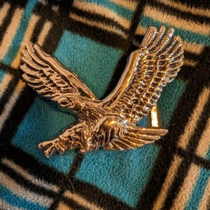 American Eagle Vintage Chrome Belt Buckle