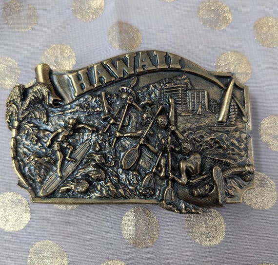 Hawaii belt buckle - Gem