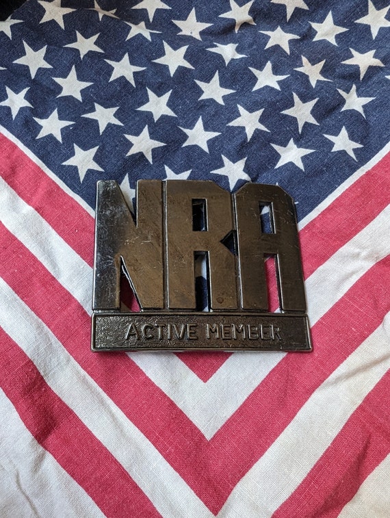 NRA National Rifle Association Gun Belt Buckle