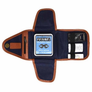 Surf Kit | Surfer Gift | Surfing Accessories & Essentials Surf Wax, Surf Tool, Sunscreen, Lip Balm | Canvas Travel Pouch | Longboarding Gift
