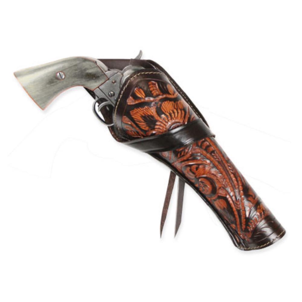 Étui Western En Cuir Pour Pistolet/revolver Heritage - Calibres .22 à .357 - Niveau 1, Ceinture OWB - Neuf Avec 2 Chargeurs