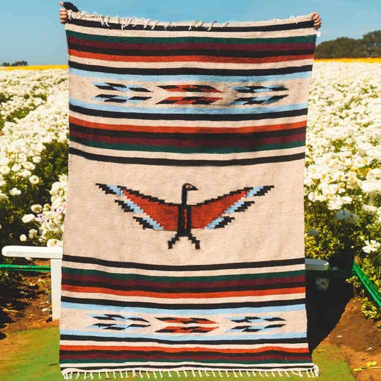 Mexican Rug Blanket / メキシカンラグ サンダーバード Mexican Thunderbird Blanket- Tapestry | Authentic