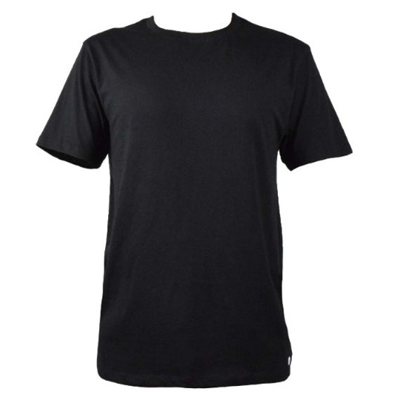 BOXY Fit Black T-Shirt Essential - 100% Organic Cotton Made In Canada M
