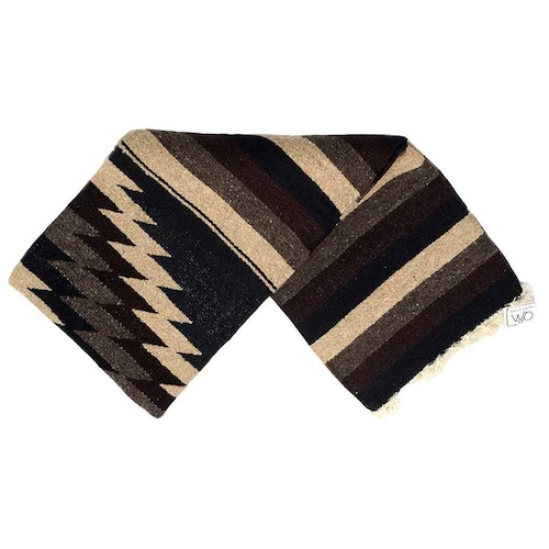 Mexican Blanket XXL Handwoven in Black Brown Beige Etsy