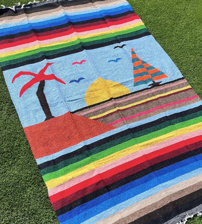 Mexican Thunderbird Woven Blanket - Etsy