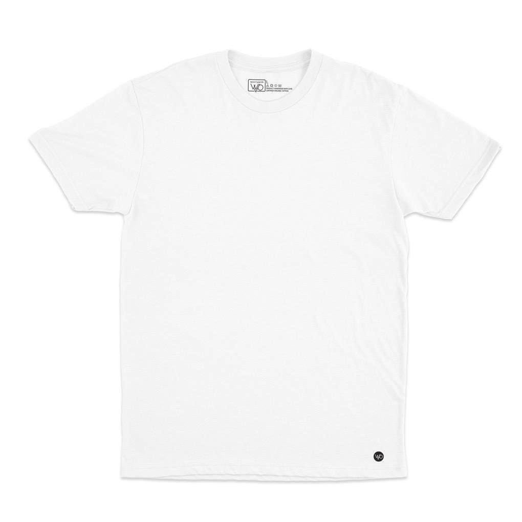 Mens Organic T Shirt White Fair Trade Certified Tee Shirt 100