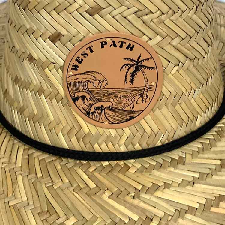 Straw Beach Hat, Sun Hat With Tie Dye Classic Wide Brim Mens Womens Straw  Hat Handmade Lifeguard Waterman Pierside Outsider UV Panama Hat -   Canada