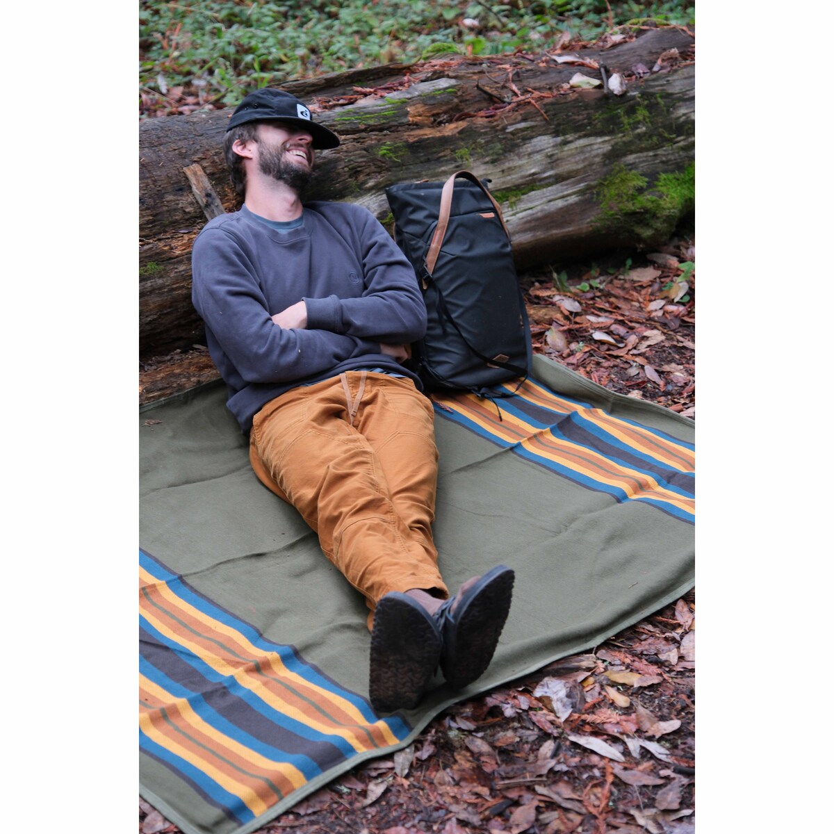 Waxed Canvas Blanket / Waterproof Blanket | Camping Blanket Cowboy Roll - Picnic Blanket, Campfire Blanket Camp Gift Motorcycle Blanket Roll - Etsy