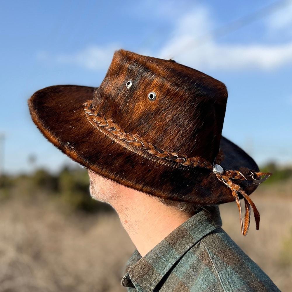 【激レア✨】ヴィンテージ STETSON revenger beaver hat Vtg Stetson 3X Beaver Revenger Last Drop Brown Cowboy