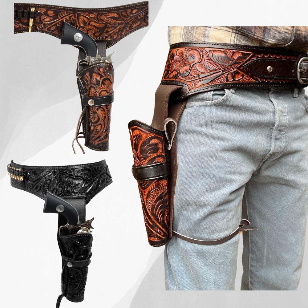 Western Gunbelt - Etsy Western Gunbelt - Etsy