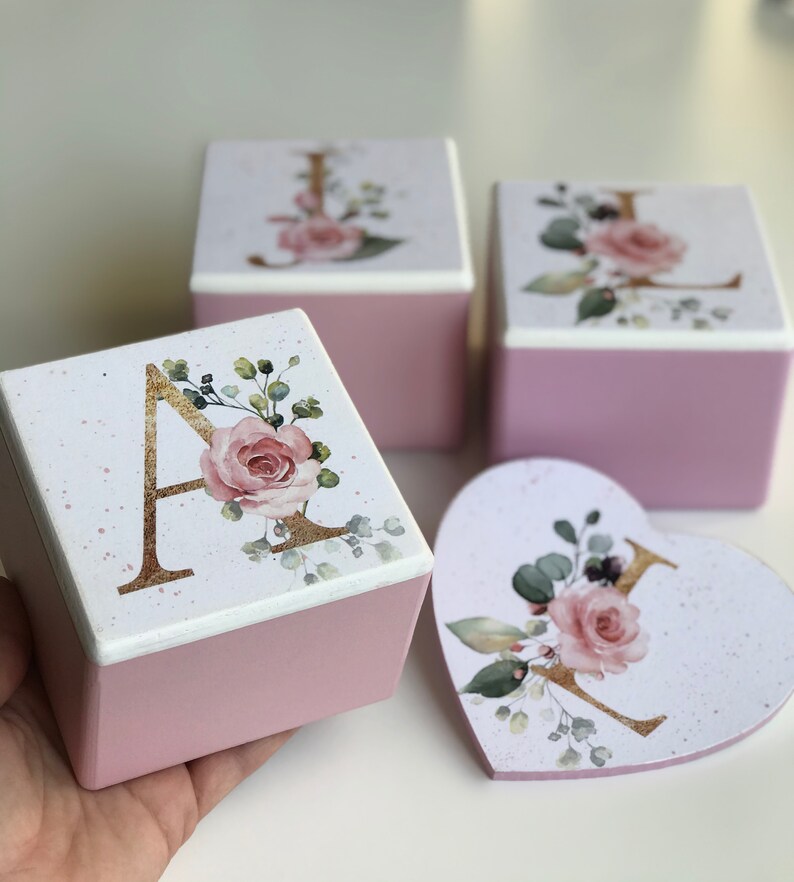 Flower Girl Gift Box Personalized Girls Jewelry Box Small Etsy