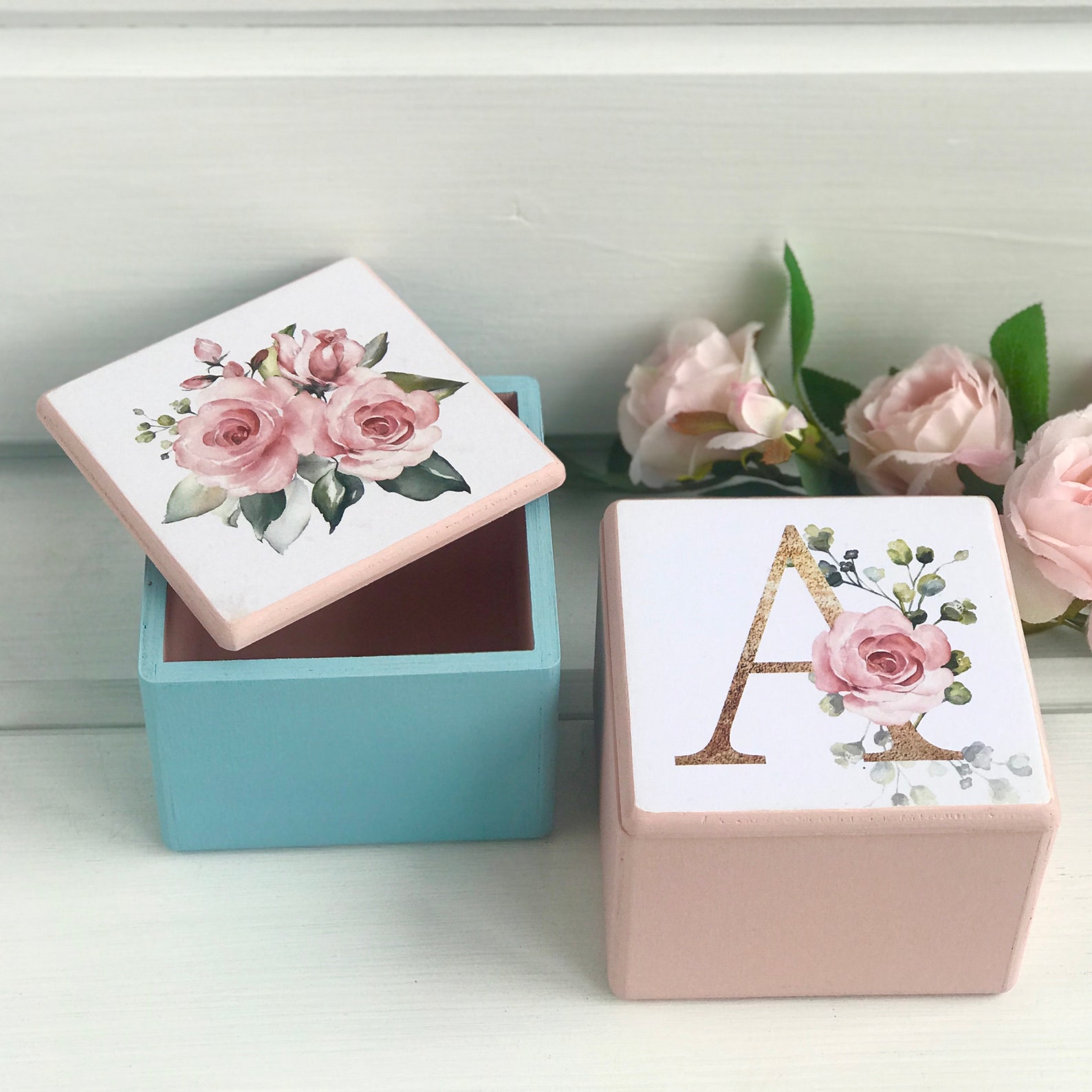 Flower Girl Gift Box Personalized girls jewelry box Small Etsy