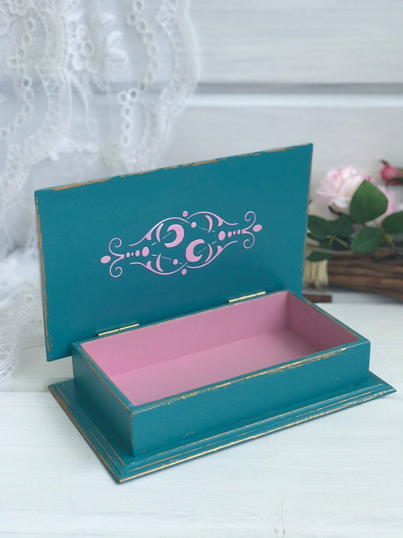 Peacock Jewelry Box Pink Keepsake Box Christmas Gifts for - Etsy