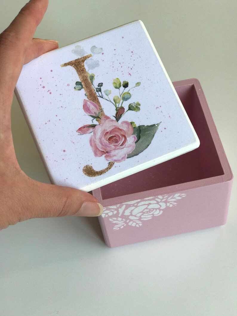 Flower Girl Gift Box Personalized Girls Jewelry Box Small Etsy