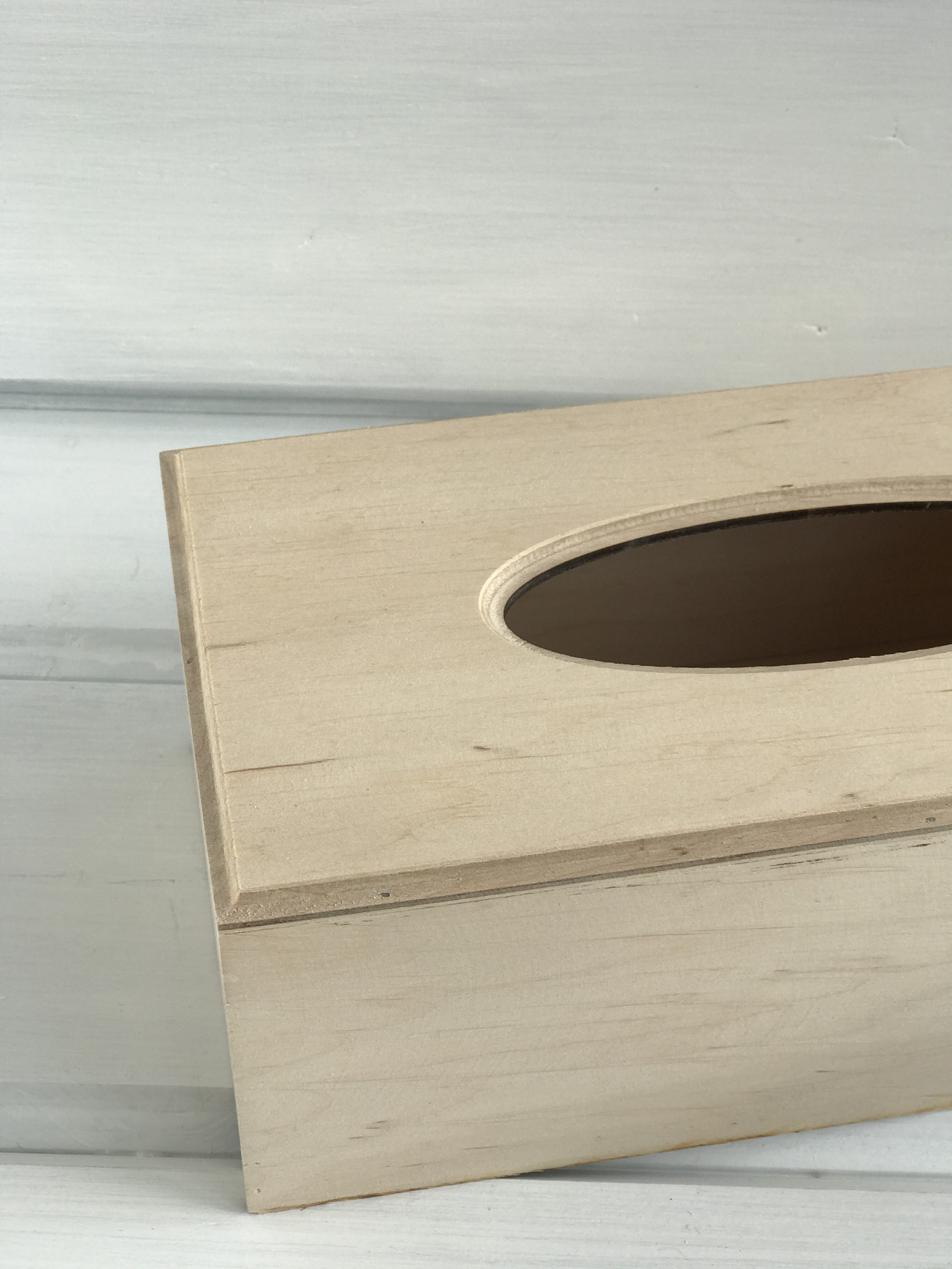 Unfinished Wooden Tissue Box Cover Rectangular Tissue Box Etsy UK