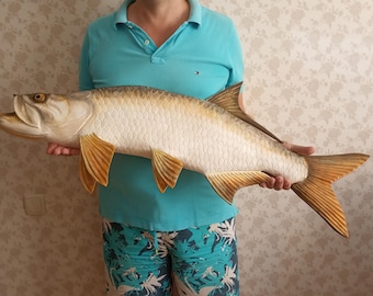 ターポン魚のレプリカ - 壁掛け飾り - 航海装飾 - 長さ18インチ - 3Dの